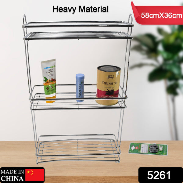 5261 Stand Spice Rack, Kitchen Countertop Organizer Holder for Spice Jar, Oil Can Bottle  & Multiuse Holder DeoDap