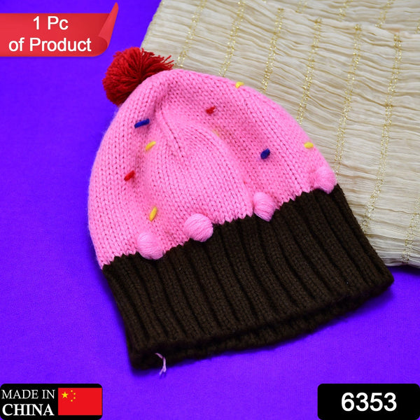 6353 Men's and Women's Skull Slouchy Winter Woolen Knitted Black Inside Fur Beanie Cap. DeoDap