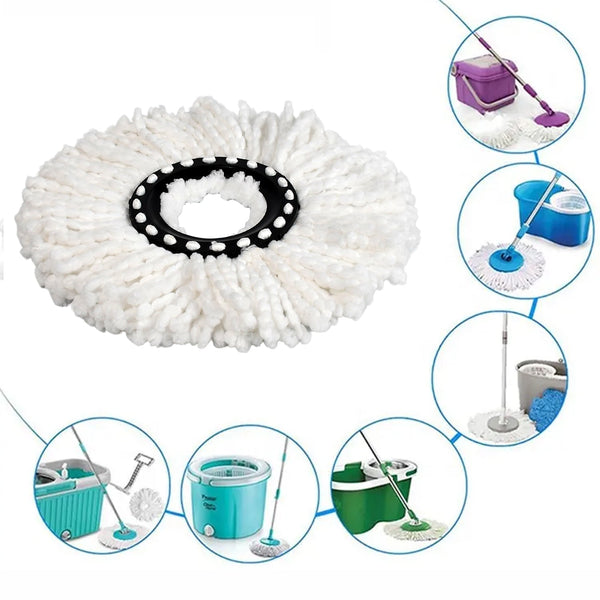 1114  Polyester Mop Head Refill Easy to Replace & Easy To use Premium Refill For All Type Mop Use DeoDap