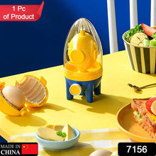 7156 Manual Golden Egg Puller Scrambler Household White Yolk Mixer Kitchen Tool Mix Manual Scrambler Convenient Without Breaking Eggs. DeoDap