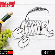 5114 Metal Wedding Party Spring Decor Wine Bottle Rack Standing Holder Copper Tone (stainless Steel) DeoDap