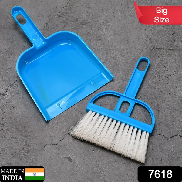 7618 Dustpan Supdi with Brush Broom Set for Multipurpose Cleaning Big Size DeoDap