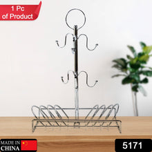 5171 Cup & Dish Steel Rack 40cm For Dining Table & Kitchen Use DeoDap