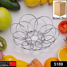 5189 Fruit Storage Bowl Steel  39cm For Kitchen & Home Use DeoDap