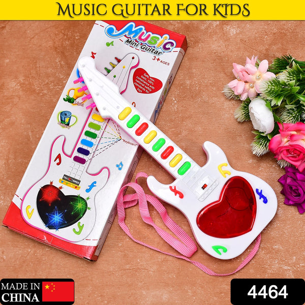 4464 Battery Operated Musical Instruments Mini Guitar Toys and Light for 3+Years Old Kids. DeoDap