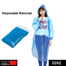 0242 Waterproof Disposable Raincoat DeoDap