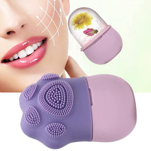 1226 Non Slip Silicone Face Ice Cubes Easy Grip New Unique Shape ice Roller Base Reusable for Beauty  ( 1 pc ) DeoDap