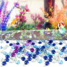 4980 Glass Gem Stone, Flat Round Marbles Pebbles for Vase Fillers, Attractive pebbles for Aquarium Fish Tank. DeoDap