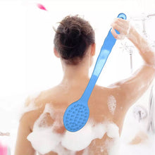 6664 Bath Brush with Bristles, Long Handle for Exfoliating Back, Body, and Feet, Bath and Shower DeoDap