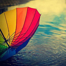 9105 Rainbow Umbrella for Men & Women (Multicolor)