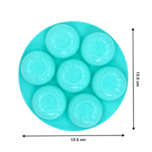 4881 7cavity smiley shape chocolate mold tray cake baking mold Flexible silicone chocolate making tool DeoDap