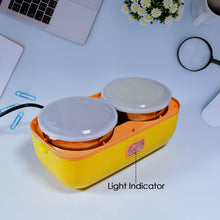 2944 2Layer Electric Lunch Box for Office, Portable Lunch Warmer with Removable 4 Stainless Steel Container. DeoDap