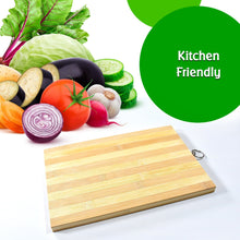 2193 Natural Wood Chopping Cutting Board for Kitchen Vegetables, Fruits & Cheese, BPA Free. DeoDap