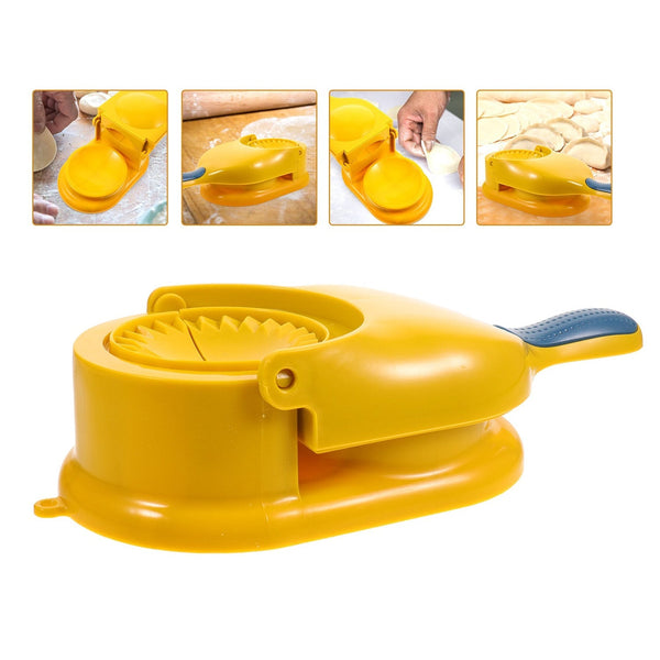 7177 DUMPLING SKIN PRESS MOULD FOR GUJIYA , GHUGHRA , MOMOS MAKING, 2 IN 1 DUMPLING MAKER MOULD MACHINE, KITCHEN DUMPLING MAKING TOOL DeoDap