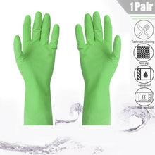 0653 Multipurpose cleaning rubber hand gloves (green) 1 PC DeoDap