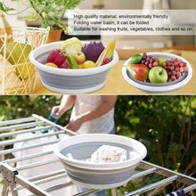 4087 Portable Folding Basin, Lightweight Wash Basin Folding Water Basin for Travel Washing Clothes Vegetables DeoDap