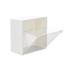 4037Adhesive Wall Mounted Flip Storage Box Holder Small Object Storage Case ( 1 pcs ) DeoDap