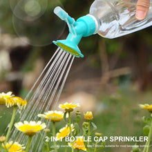 4978   2 in 1 Bottle Cap Sprinkler Dual Head Bottle Watering Spout Double Ended Bottle Watering Nozzle  Watering Can Nozzle for Indoor Seedlings Plant Garden Tool DeoDap