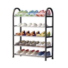 5176 5Tiers Steel  Shoe Rack Adjustable Shoe Shelf Storage Organizer For Home Use DeoDap