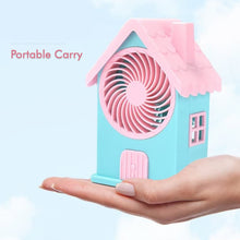 4799 Mini House Fan House Design Rechargeable Portable Personal Desk Fan For Home , Office & Kids Use DeoDap