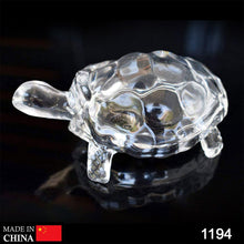 1194 Crystal Glass Turtle-Tortoise for Feng Shui and Vastu DeoDap