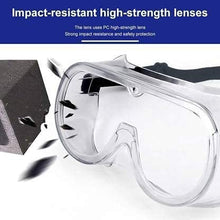 0509 Safety Goggles, Technic Safety Goggles Protection for Classroom Home & Workplace Prevent The Impact of Dust Droplets Gas Protection Glass DeoDap