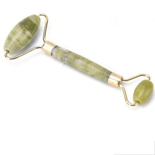 1387 Smooth Facial Roller & Massager Natural Massage Jade Stone DeoDap