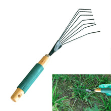 1741 Stainless Steel Tooth Garden Leaf Rake DeoDap