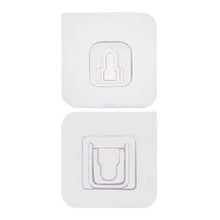 1742 Magic Adhesive Plastic Wall Hooks Heavy Duty Hooks (Pack of 20) DeoDap