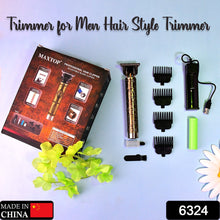 6324 Hair Trimmer for Men Hair Style Trimmer, Professional Hair Clipper, Adjustable Blade Clipper & Shaver for Men DeoDap