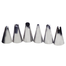 2517 Cake Decorating Stainless Steel Nozzle (6pcs) DeoDap