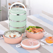 2872 Multi Layer Stainless Steel Hot Lunch Box (3 Layer) DeoDap