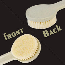 6197 Body Brush Long Handle Dry Brush Soft Bristle Bath Brush Back Scrub Exfoliating Massage. DeoDap