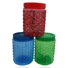 3739 Bubble Transparent Plastic Storage Jar 400ml (1Pc Only) DeoDap