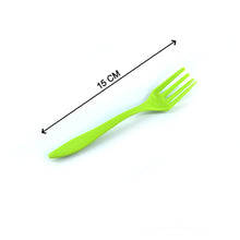 2839 Small plastic 6pc Serving Fork Set for kitchen DeoDap