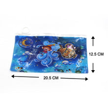 4843 20 Pc Blue Printed Pouch For Carrying Stationary Stuffs And All By The Students. DeoDap