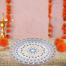 2235 Silver Plated Pooja Thali DeoDap