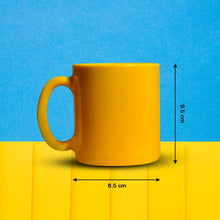 4948 Yellow Coffee Mug With Spoon Ceramic Mugs to Gift your Best Friend Tea Mugs Coffee Mugs Microwave Safe. DeoDap