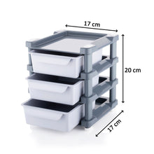 4767 Mini 3 Layer Drawer Used for storing makeup equipment’s and kits used by women’s and ladies. DeoDap