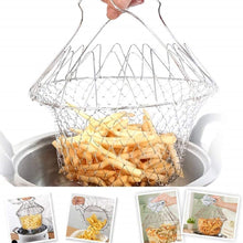 139 Foldable Strainer Chef Basket DeoDap