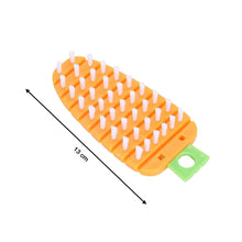 2950 Vegetable Scrubbing Brush, Vegetable Scrubber Non‑Toxic Fruit Brush Carrot Shape Vegetable Brush for Potato for Vegetable DeoDap