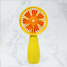 7605 Foldable Handy Light Fans Rechargeable Handheld Mini Fan Electric Personal Fans Hand Bar Desktop Fan DeoDap