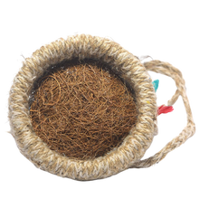 1731A ARTIFICIAL JUTE HANGING BIRDS NEST JHUMAR CHIDIYAN KA GHOSLA With Brown Box DeoDap