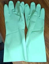 0653 Multipurpose cleaning rubber hand gloves (green) 1 PC DeoDap