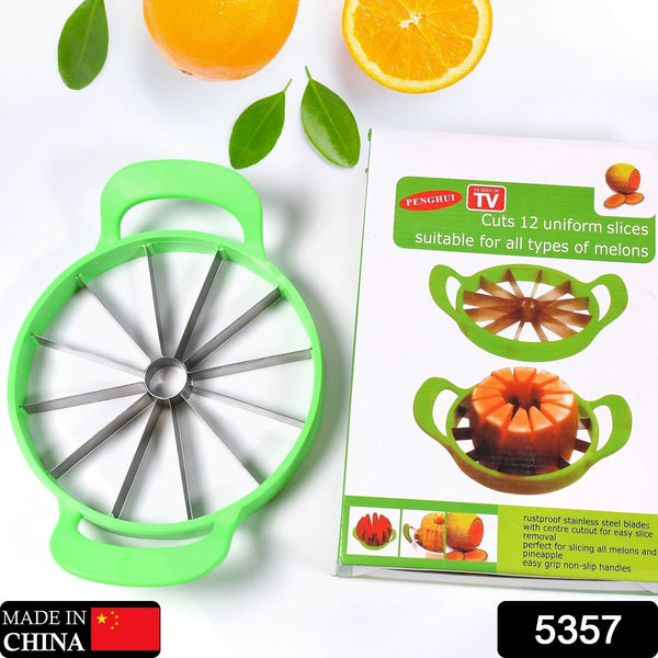 5357  Watermelon Slicer Cutter Steel Fruit Perfect Corer Slicer Kitchen Tools DeoDap