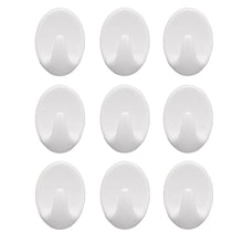 1544 Self Adhesive Plastic Wall Hook Set for Home Kitchen and Other Places (Pack of 9) DeoDap