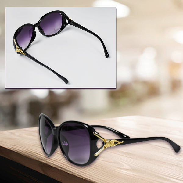 7706 Women Specs Black Polarized Sunglasses Elegant Female Sunglass For Indoor & Outdoor Use DeoDap